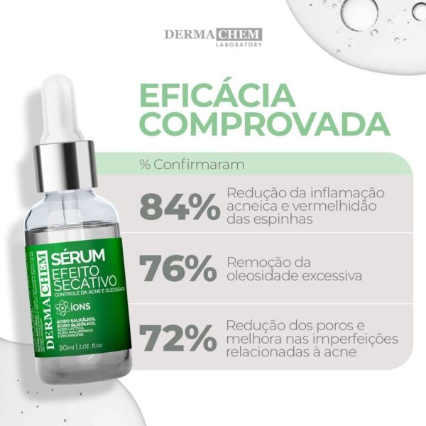 SÉRUM EFEITO SECATIVO CONTROLE DE ACNE E OLEOSIDADE DERMACHEM - Image 2