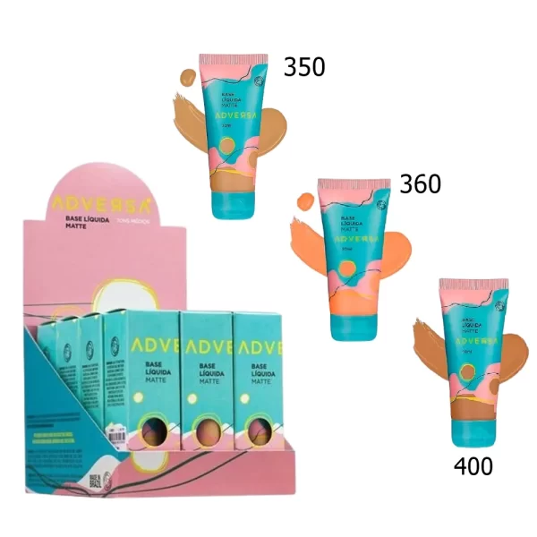 BASE ADVERSA LIQUIDA MATTE VEGANA / MEDIOS AD108