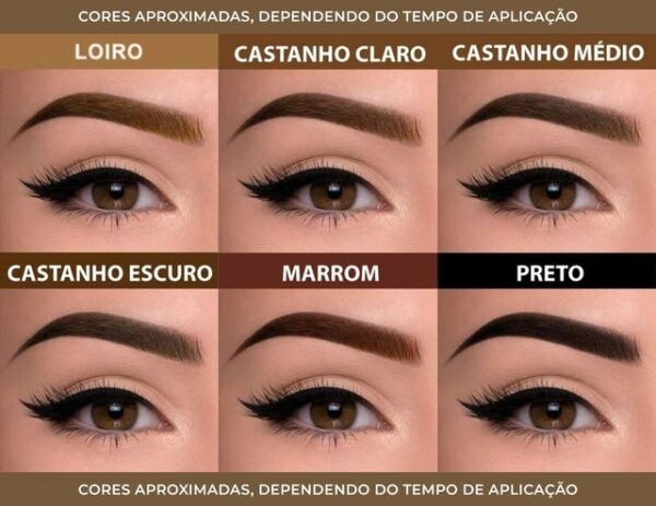 HENNA PO SOBRANCELHA MAKIAJ 1,5 CASTANHO ESCURO - Image 3