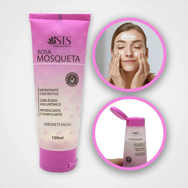 SABONETE FACIAL ISIS ROSA MOSQUETA IS027 - Image 3