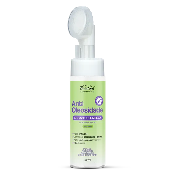 SABONETE MOUSSE ANTIOLEOSIDADE FACE BEAUTIFUL FB428