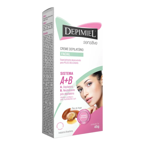 CREME DEPILATORIO FACIAL A+B 45G DEPIMIEL SENSITIVE